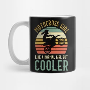 Motocross Girl Like A Normal Girl But Cooler Mug